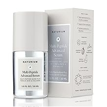 Naturium Multi-Peptide Advanced Serum, Firming & Smoothing Face Serum for Fine Lines & Wrinkles with Advanced Multi-Peptide Blend, 1 oz