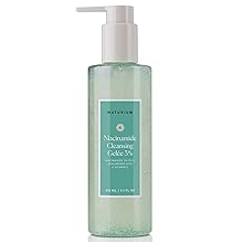 Naturium Niacinamide Cleansing Gelee 3% Plus Hyaluronic Acid & Vitamin C, Gentle & Smoothing Face Wash, 7.1 oz