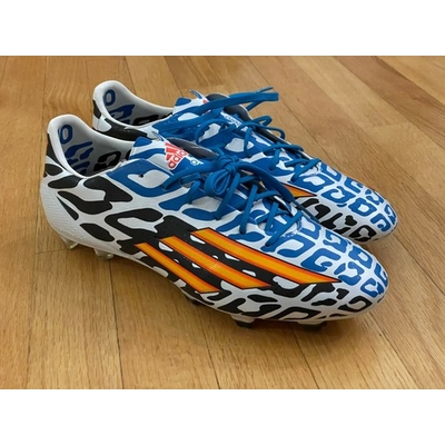 orange and blue messi cleats