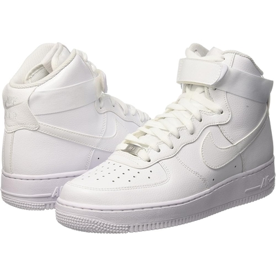 mid top white air forces