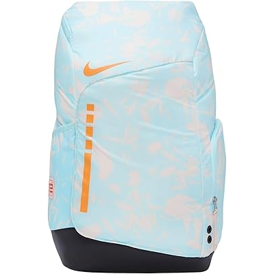 blue and white nike backpack