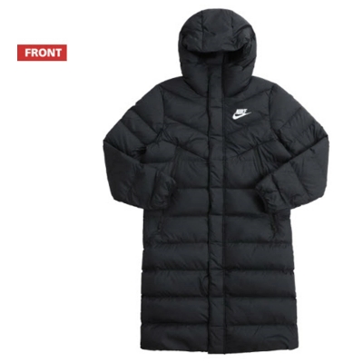 nike long puffer coat mens
