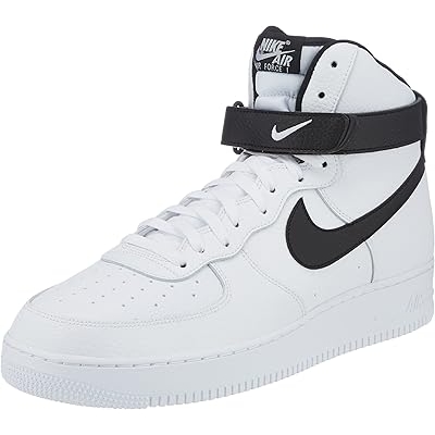 men's air force 1 white and black