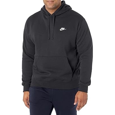 nike men's nsw club pullover hoodie jersey