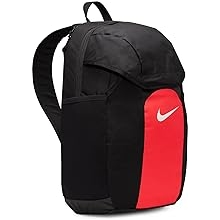 Nike Unisex Backpack, Black/Bright Crimson/White, 30 L