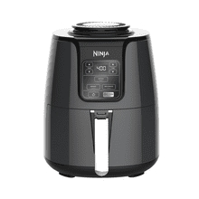 Ninja 4 Qt Air Fryer, 3 Functions, Air Fry, Reheat, and Dehydrate, Dishwasher Safe, Non-Stick, AF100, Black