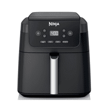 Ninja Pro 4-in-1 Air Fryer, XL 6.5-Qt Basket, 4 Functions, Air Crisp Technology, Non-stick, Crisper Plate, AF180 Black