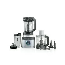 Ninja Detect Kitchen System 72-Oz Blender, Feed Chute with Slicing & Shredding Disc, 3 Speeds, Smoothies, Crush, Chop, Dough, BlendSense Technology, 1700PW, TB400WM Silver