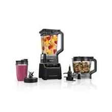 Ninja Grand Kitchen System Blender, Smoothie, Chop, Dough, 4 Preset Programs, 3 Speeds, 1200W, 72 Oz, KS500 Black