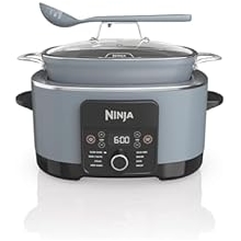 Ninja MC1001 Foodi PossibleCooker PRO 8.5 Quart Multi-Cooker, with 8-in-1 Slow Cooker, Dutch Oven, Steamer, Glass Lid Integ