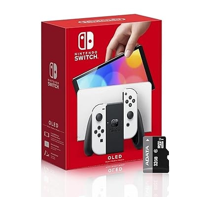 Nintendo Switch (OLED model) with White Joy-Con and Global | Ubuy