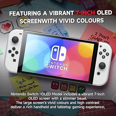 Nintendo Switch (OLED model) with White Joy-Con and Global | Ubuy