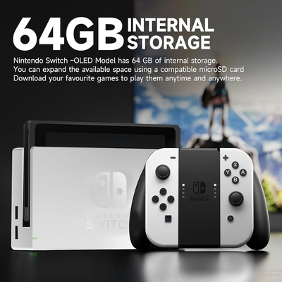 Nintendo Switch (OLED model) with White Joy-Con and Global | Ubuy