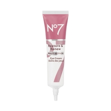 No7 Restore & Renew Multi Action Eye Cream - Skin Renewing Under Eye Cream for Puffiness and Dark Circles - Eye Moisturising Brightening Cream for Anti Wrinkles Skin Firming 15ml