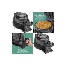 Nonstick Belgian Waffle Maker Double Flip Removable Plate Electric Baker Machine