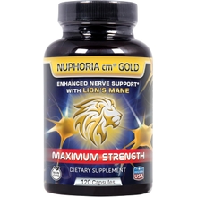 Nuforia cm &reg; Emas - Formula Sokongan Saraf dengan Asid R-Alpha Lipoic dan Vitamin B Premium - 30 Hari Bekalan 120 Kapsul