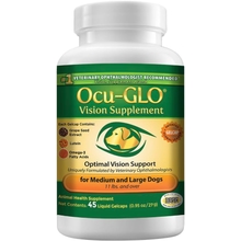 Ocu-GLO Vision Supplement สําหรับสุนัขขนาดกลางถึงใหญ่ 45ct