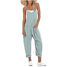 One Piece Jumpsuits for Women Casual Overalls Summer Rompers Trendy Jumpers Beach Vacation Outfits Travel Clothes
