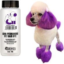 OPAWZ Semi-Permanent Dog Hair Dye, Food-Grade Pigment Dog Dye, Non-Toxic Pet Hair Dye for Dogs, Cats and All Pets Can be Bathed Dahlia Purple