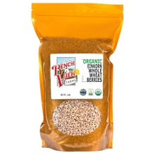 Organic Einkorn Wheat Berries - 3lbs