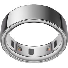 Oura Ring 4 - Silver - Size 5 - Smart Ring - Size First with Oura Ring 4 Sizing Kit - Sleep Tracking Wearable - Heart Rate - Fitness Tracker - Up to 8 Days of Battery Life