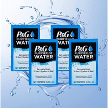 P&amp;G Purifier of Water Portable Water Purifier Packets. Emergency Water Filter Purification Powder Packs for Camping, Hiking, Backpacking, Hunting, and Traveling. 4 Packets