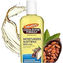 Palmer's Cocoa Butter Moisturizing Body Oil with Vitamin E, Radiant Looking Glow and Skin Hydration, Instant Absorption, Bath, Body and Shower, 8.5 Ounces