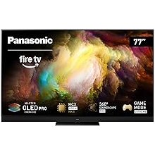 Panasonic Z8 Series 2025 77-inch OLED 4K Ultra HD Smart Fire TV, Dolby Vision IQ, HDR10+ Adaptive, 144Hz Refresh Rate, Hands-Free Alexa 77Z8BAP