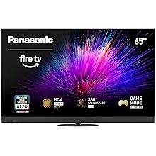 Panasonic Z95 Series 2025 Model 65-inch OLED 4K Ultra HD Smart Fire TV, HDR10+ Adaptive, Dolby Vision IQ, 360 Soundscape Pro, 144Hz Refresh Rate and Hands-Free Alexa - 65Z95BP