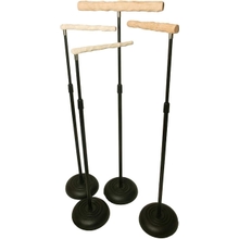 Parrot Training Perch Kit Hardwood T Perch, Kecil