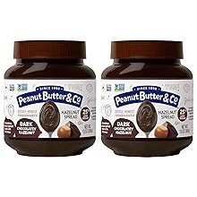 Peanut Butter Dark Chocolatey Hazelnut Spread, 13 Oz Jar Pack Of 2, Dark Chocolatey, 26 Oz