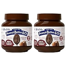 Peanut Butter Milk Chocolatey Hazelnut Spread, 13 Oz Jar Pack Of 2, Milk Chocolatey, 26 Oz