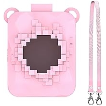 Pinksilicone Case Washable Protective Portable Holder With Lanyard For Bitzee Magicals Interactive Ioy Digital Pet New 2025 High Reliable Electronic Component