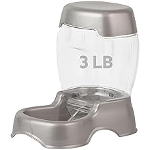 Petmate Pet Cafe Feeder Dog and Cat Feeder Pearlescent Colors 3 Sizes, Made in USA