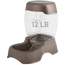 Petmate Pet Cafe Feeder Dog and Cat Feeder Pearl Tan, 12 lb, Made in USA