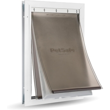 PetSafe Extreme Weather Aluminum Pet Door - Most Energy Efficient Pet Door - 3 Flaps for Insulation - For Dogs and Cats - Size Large