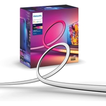 Philips Hue 75 Smart TV Light Strip - White and Color Ambiance LED Color-Changing TV BackLight - Sync with TV, Music, and Gaming - Requires Bridge and Sync Box - Control with App or Voice Assistant
