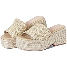 Platform Slip on Espadrille Sandals for Women Summer Wedges Slides -Flatform, Open Toe, Bohemia, Beach, Wedding