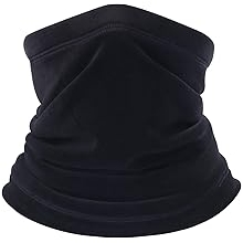 Polar Fleece Neck Warmer - Windproof Winter Neck Gaiter Cold Weather Face Mask For Men Women - 1 Pack