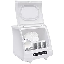Countertop Dishwasher, 800W 110V Mini Dishwasher Low Noise Portable Dish Washer With 5intelligent Washing Functions For Washing Dishes After A Meal At Your Home.