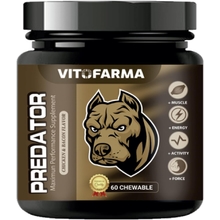 Predator Muscle Builder Tablet Kunyah untuk Anjing - Suplemen Anjing Anjing untuk Keuntungan Otot - 60 tab