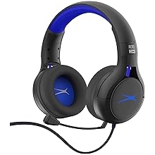 سماعة ألعاب Premier Accessory Group لـ Xbox One Surround Sound Altec Lansing Game Headphones Noise Cancelling Mic AL6000، Xbox Green Playstation Blue RGB Black