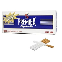 Premier Navy Cigarette Tubes ขนาดคิงไซส์ 5 แพ็ค 1,000 หลอด