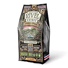 حبوب قهوة فاخرة من أصل واحد 100% أرابيكا، محمصة طازجة متوسطة، ناعمة وغنية بالنكهة، حبوب قهوة كاملة من الدرجة الخاصة للإسبريسو والضغط الفرنسي والتخمير بالتنقيط، كيس 1 رطل