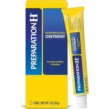 Preparation H Hemorrhoid Ointment, Itching, Burning and Discomfort Relief - 1 Oz Tube
