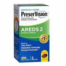 PreserVision AREDS 2 Eye Vitamin &amp; Mineral Supplement 210 Softgels