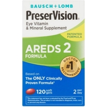 PreserVision AREDS 2 Vitamin & Mineral Supplement, Soft Gels 120 ea Pack of 8