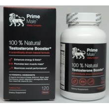 Prime Male #1 Natural Testosterone Booster 120 Capsules New Sealed Exp. 022027
