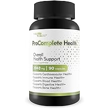 Pro Complete Health - Daily Health & Immune Support Support - Heart، Blood، Digestive، Cognitive، Bone Health - Vitamins، Minerals، Antioxidants، Herbal Extracts - for Men and Women