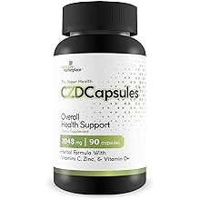 Pro Super Health CZD Capsules - Alternative Overall Health & Immune Support Supplement - Holistic Herbal Formula with Vitamin C, Vitamin D, Zinc - Promote Blood Health, Joint Health, Cognitive Health